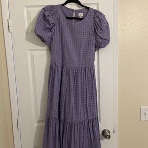 Womens Purple Sundress